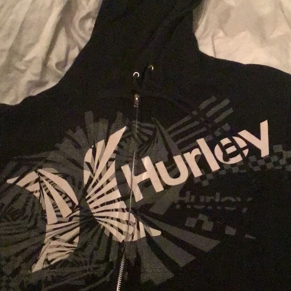 Hurley Hoodie Zipper Front Sz S Men’s